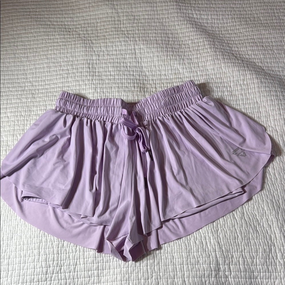 Luogongzi Lavender Women's Shorts size S